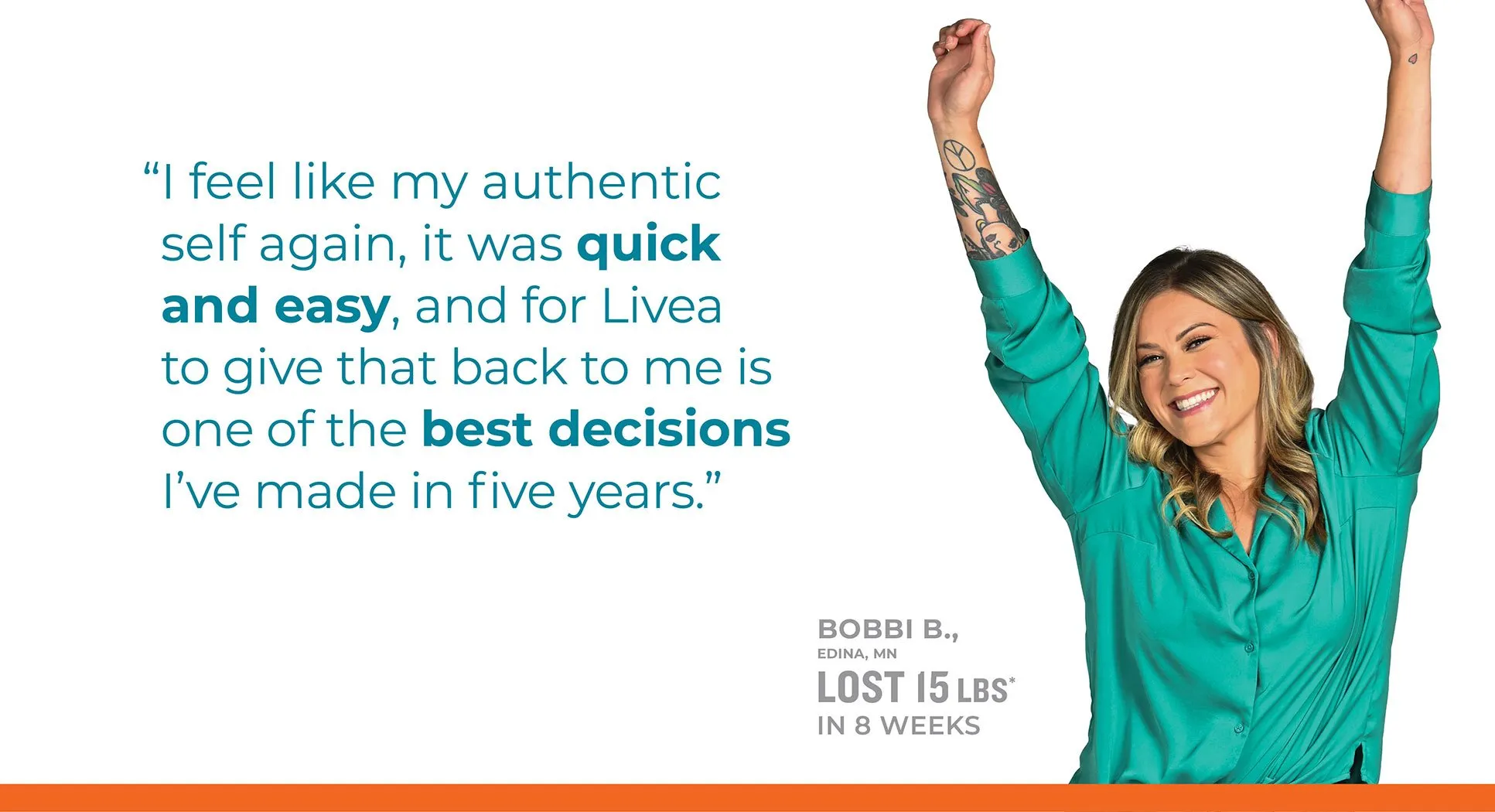 Bobbi B. — Lost 15 lbs in 8 weeks