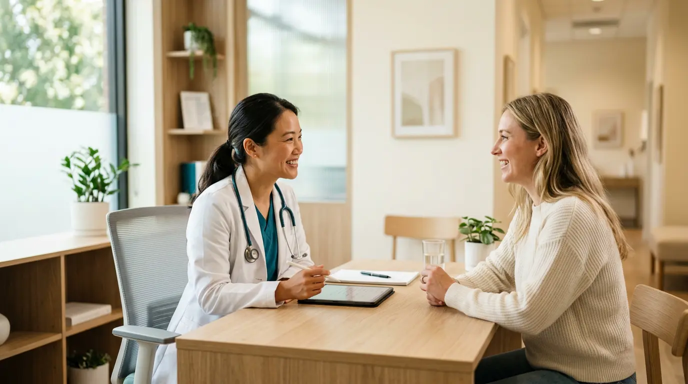 In-person consultation at Livea clinic